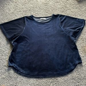 Small madewell velour tshirt